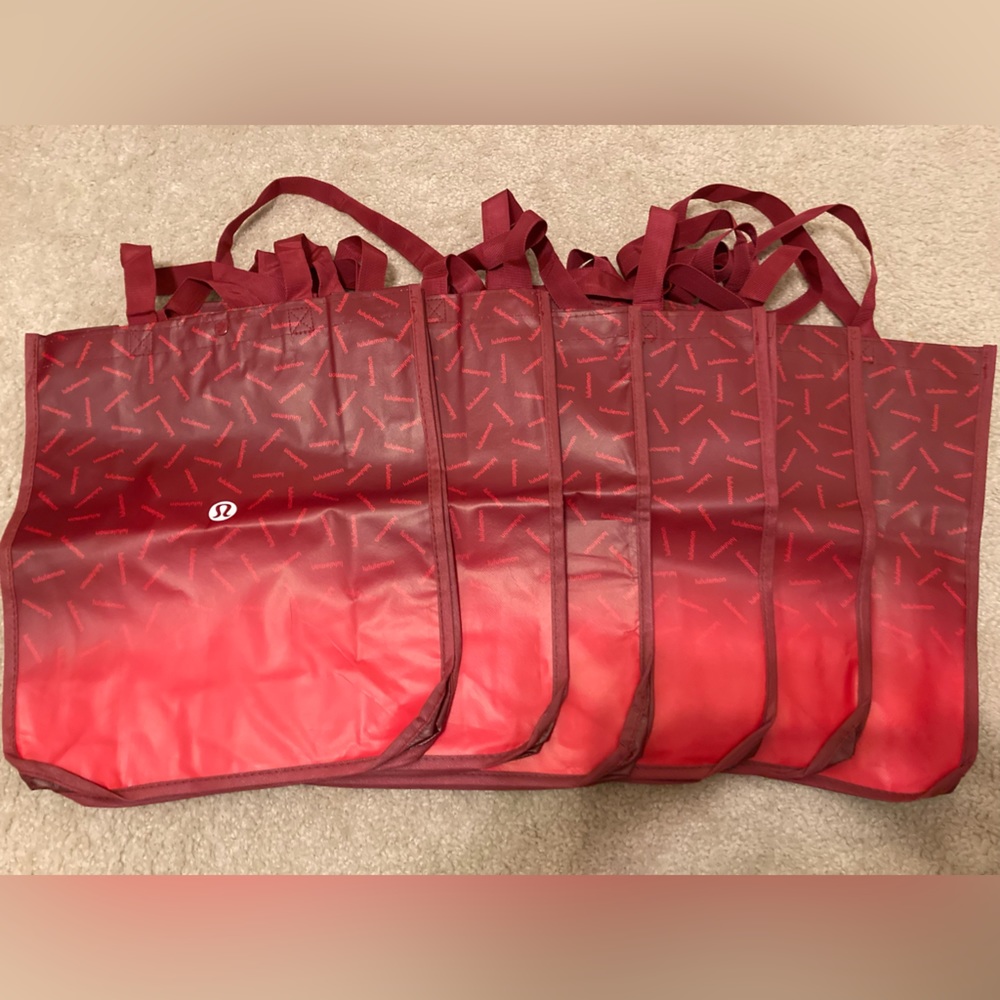 💥 NEW!!! LULULEMON LARGE TOTE BAGS - Qty 6